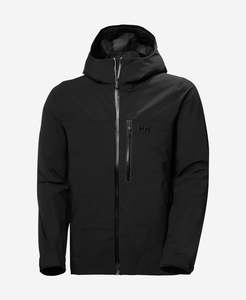 Mens Snow: SWIFT 3L SHELL JACKET, Black