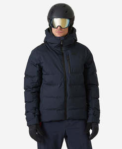 Mens Puffy Jackets: KVITFJELL RACE PUFFY JACKET, Navy