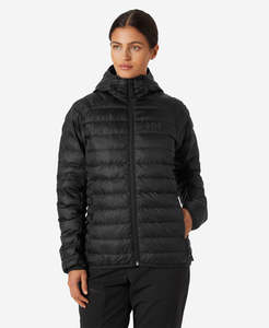 Womens Outdoor: W BANFF HOODED INSULATOR, Black