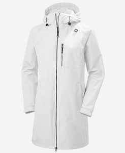 Women: W LONG BELFAST JACKET, White