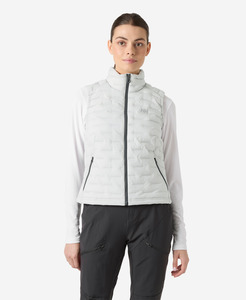 W HP STRETCH INSULATOR VEST, Grey Fog