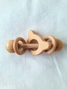Wooden Rattle Toys - Safe, Natural & Eco-Friendly