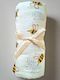 Baby Muslin Swaddle - Soft Bamboo/Organic Cotton Blend