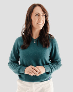 Classic V-Neck W - Teal