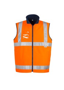 Workwear: Mens Hi Vis Lightweight Waterproof Vest