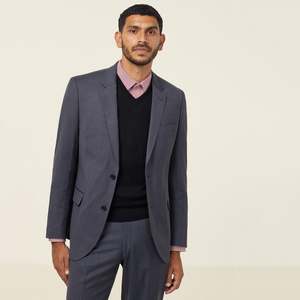 Corporate: Mens Sharkskin 2 Button Jacket