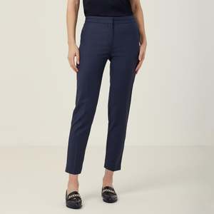 Tailoring: Womens Sharkskin Slimline Detail Pant