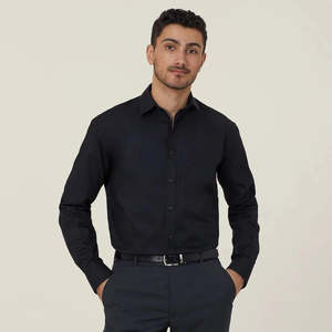 Mens Avignon Stretch Long Sleeve Shirt