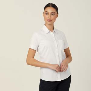 Womens Avignon Stretch Short Sleeve Slim Shirt