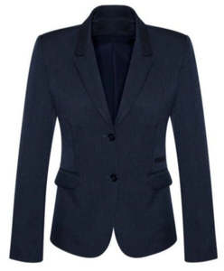 Tailoring Womens: Womens Cool Stretch 2 Button Mid Length Jacket