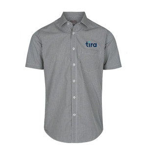 Tira: Gingham Shirt for Men - Short Sleeve