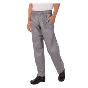 Cpg Hotels: Black Check Baggy Chef Pants