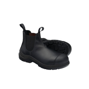 Tira: Tira Black Premium Leather Safety Boots