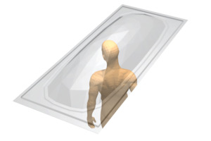 Products: Bath Dome Steam Stopper Steam Stopper for your Bath Henry Brooks Bathrooms