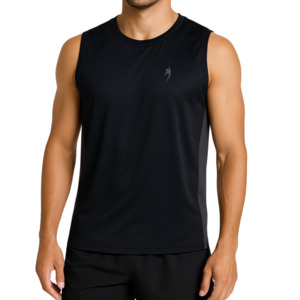 Men: Men's tank top - Black