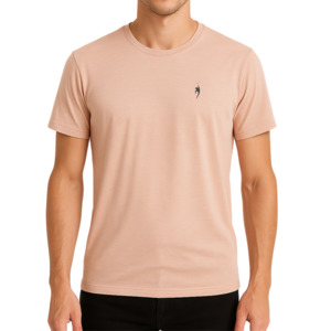 Men: Men's off-court leisure bamboo t-shirt - Light pink