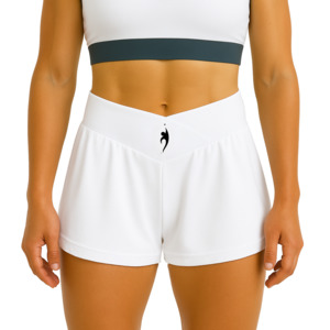Womens: Women's performance shorts (+ inner shorts) - White