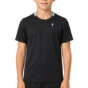 Kids: Boy's Premium Tennis Tee - Black