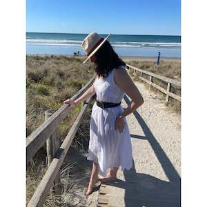 Clothing: Indian Cotton Nightie/Dress -with crochet detail