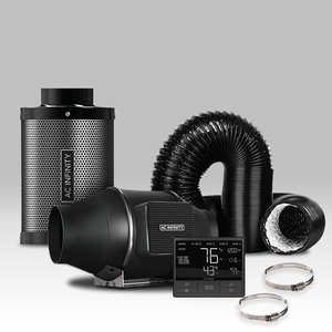 Ventilation Packages: 4"/100mm AC INFINITY FAN, Carbon Filter & Ducting