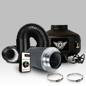 Ventilation Packages: 6"/150mm Centrifugal Fan, Carbon Filter & Ducting