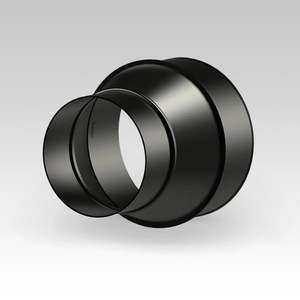 Ducting: AC Infinity Duct Reducer, 8-INCH To 6-INCH Adapter, Galvanized Steel