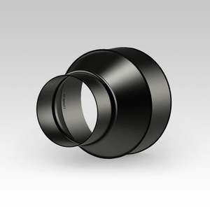 Ducting: AC Infinity Duct Reducer, 6-INCH To 4-INCH Adapter cone, Galvanized Steel