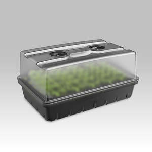Humidity Dome, Propagation Kit With Height Extension,5X9 Cell Tray