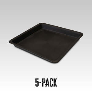 Plant Pot Saucer Square 240mm | 5-Pack