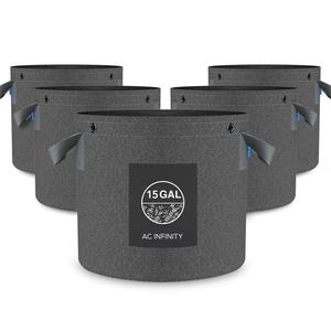 Pots: HEAVY DUTY FABRIC POTS, 15 GALLON, 5-PACK