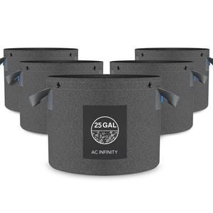 Pots: HEAVY DUTY FABRIC POTS, 25 GALLON, 5-PACK