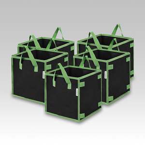 Fabric Pots Nz: VIVOSUN 5 Pack Square Fabric Pot 3Gal - 10Gal
