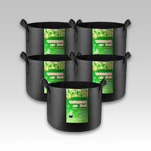 VIVOSUN Fabric Pot 5-Pack 1Gal - 30Gal