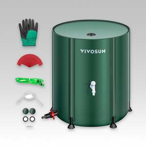 VIVOSUN Collapsible Rain Barrel, 380L Water Storage Tank