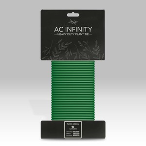 View Grow Tent Accessories: AC INFINITY, Heavy-Duty Twist Ties, Thin Rubberized Texture, 10m