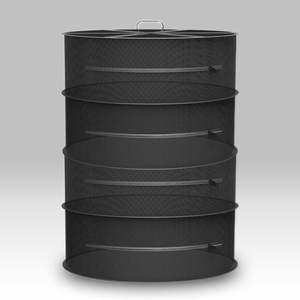 Hanging Herb Drying Rack, 24 IN. Diameter, Four Tiers