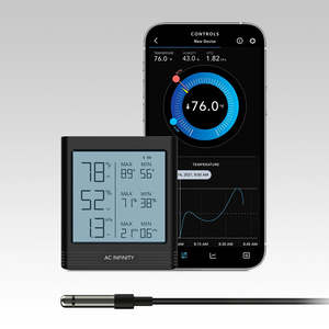 Ccnz: CLOUDCOM B1, Smart Thermo-Hygrometer with Data App, 12 ft. Sensor Probe