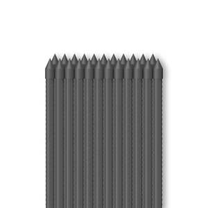 Garden Plant Stakes 3', Steel with UV Resistant Coating, 25-Pack