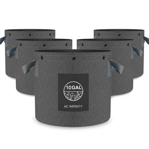 All: Heavy Duty Reusable Fabric Pots, 10 Gallon, 5-Pack