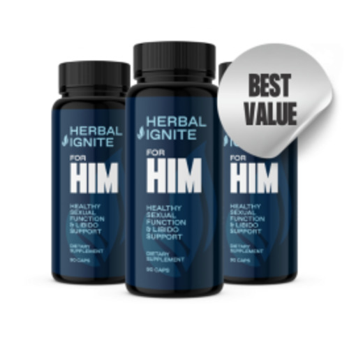 Sexual Performance Supplements: Herbal Ignite For Him - 3 Month Supply Herbal Ignite