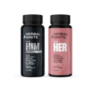 Sexual Performance Supplements: Maximum Fun Pack - Him Max & Her Herbal Ignite
