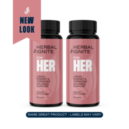 Sexual Performance Supplements: Her & Her Pack - Libido, PMS, Menopause Herbal Ignite
