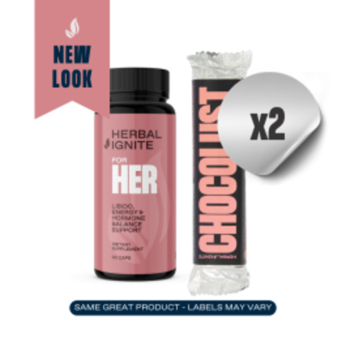 Sexual Performance Supplements: Chocolust Bar & Her Bundle Herbal Ignite
