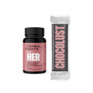 Sexual Performance Supplements: Chocolust Bars & Her Bundle Herbal Ignite