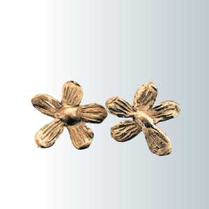 Earrings: Flora Stud Earrings - 9ct Yellow Gold