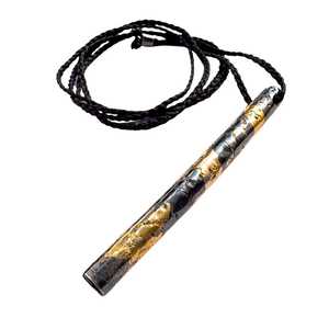 Necklaces: Wrapped Keum-Boo Pendant – Hand-Forged Fine Silver & 24ct Gold