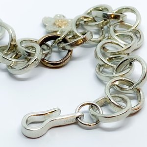 Best Sellers: Organic Tales - Elixir Chain Bracelet with Alpine Daisy Charm
