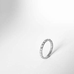 Best Sellers: Fluid - 2mm Textured Ring Band  - Sterling Silver