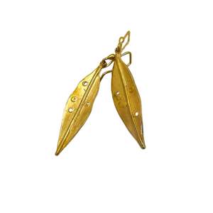 Best Sellers: Golden Pōhutukawa Earrings – 18ct Gold Plate