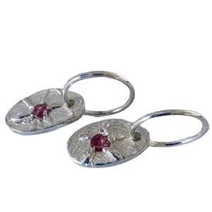 Nebula Gem Earrings - Oval